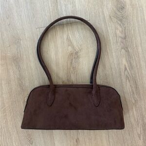 NWOT Target Brown Suede Shoulder Bag